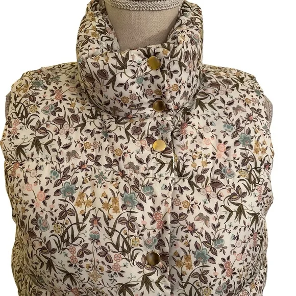 J. Crew Puffer Vest in Liberty Tapestry Floral with Primaloft  S - Picture 2 of 11